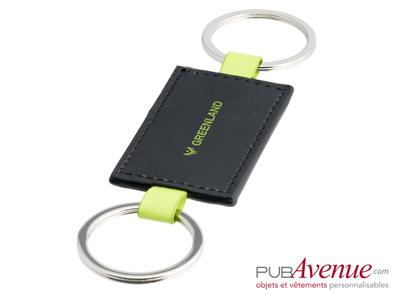 Porte-clés personnalisé double anneaux Porte-clés personnalisé double anneaux